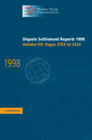 Dispute Settlement Reports 1998