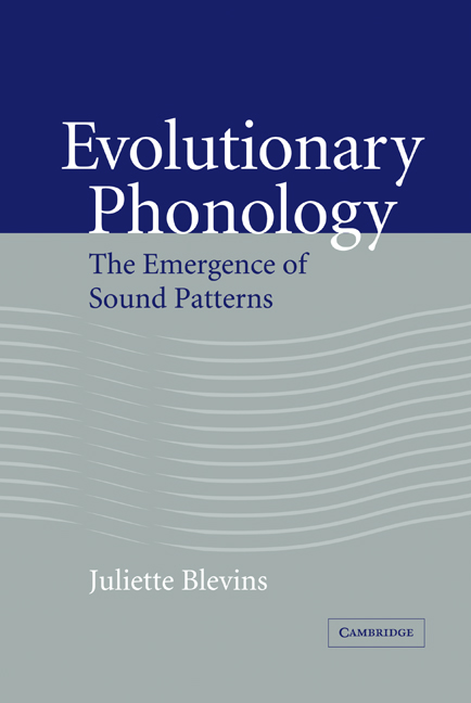 Evolutionary Phonology Juliette Blevins