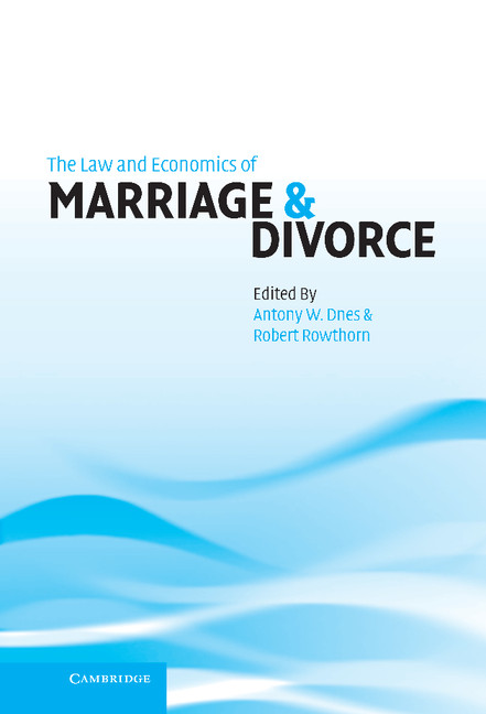 The Law And Economics Of Marriage And Divorce 0328