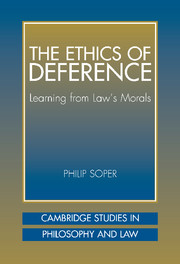 The Ethics of Deference