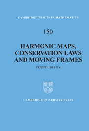 Harmonic Maps, Conservation Laws and Moving Frames