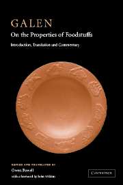 Galen: On the Properties of Foodstuffs