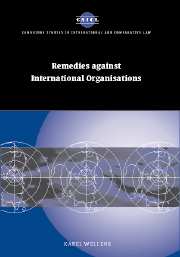 Remedies against International Organisations