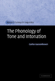 The Phonology of Tone and Intonation