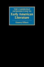 The Cambridge Introduction to Early American Literature