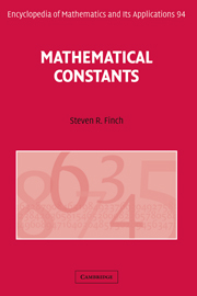 Mathematical Constants
