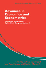 Advances in Economics and Econometrics