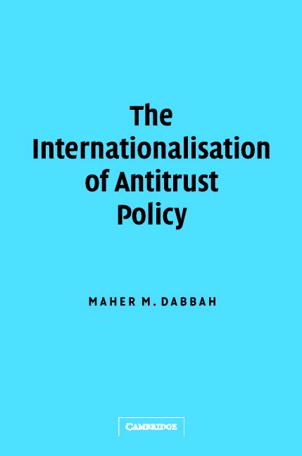 The Internationalisation of Antitrust Policy