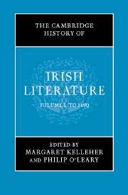 The Cambridge History of Irish Literature