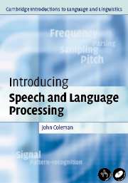 Introducing Speech and Language Processing