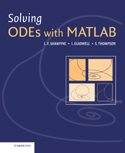 Solving ODEs with MATLAB