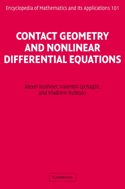 Contact Geometry and Nonlinear Differential Equations
