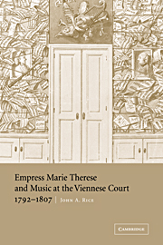 Empress Marie Therese and Music at the Viennese Court, 1792–1807