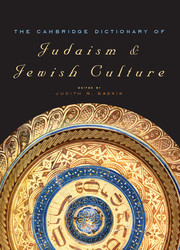 The Cambridge Dictionary of Judaism and Jewish Culture