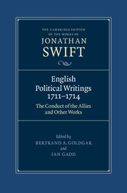 English Political Writings 1711–1714