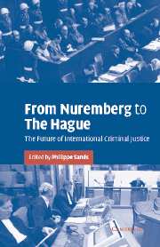 From Nuremberg to The Hague