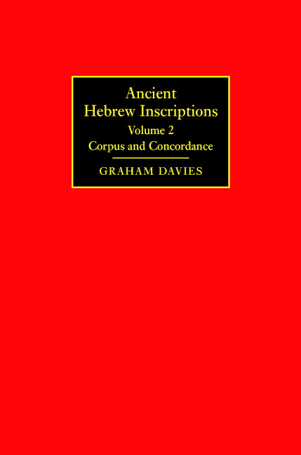 Ancient Hebrew Inscriptions