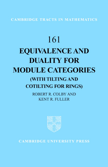 Equivalence and Duality for Module Categories with Tilting and Cotilting for Rings