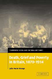 Death, Grief and Poverty in Britain, 1870–1914