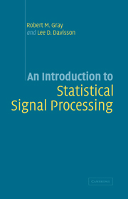 An Introduction to Statistical Signal Processing | Communications,  information theory and signal processing