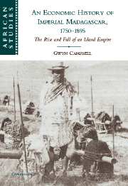 An Economic History of Imperial Madagascar, 1750–1895