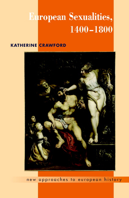 European Sexualities, 1400–1800