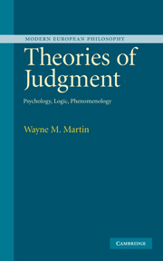 Theories of Judgment