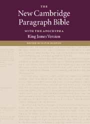 The New Cambridge Paragraph Bible, with the Apocrypha