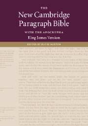 The New Cambridge Paragraph Bible, with the Apocrypha