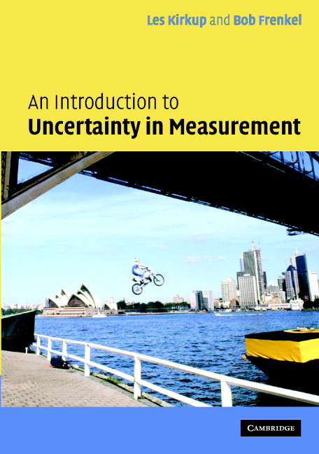 An Introduction to Uncertainty in Measurement by Bob Frenkel and Les Kirkup  (2006, Perfect) for sale online