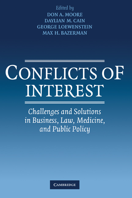 conflicts of interest literature review