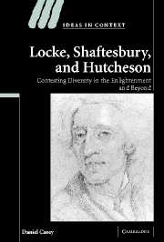 Locke, Shaftesbury, and Hutcheson