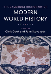 The Cambridge Dictionary of Modern World History