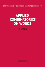 Applied Combinatorics on Words