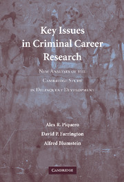 Key Issues in Criminal Career Research