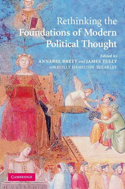 Rethinking The Foundations Of Modern Political Thought