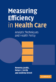 Measuring Efficiency in Health Care