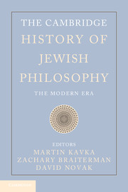 The Cambridge History of Jewish Philosophy