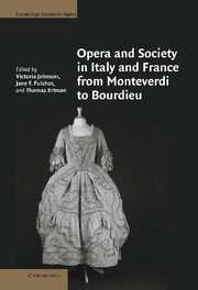 Opera and Society in Italy and France from Monteverdi to Bourdieu