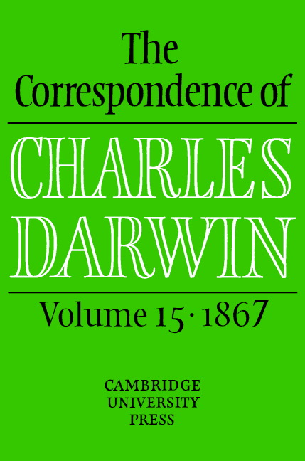 The Correspondence of Charles Darwin