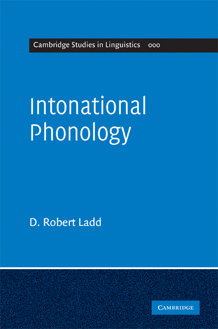 Intonational Phonology