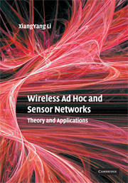 Wireless Ad Hoc and Sensor Networks