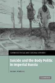 Suicide and the Body Politic in Imperial Russia