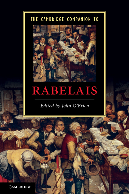 Pantagrue And Gargantua The Political Education Of The King Chapter 8 The Cambridge Companion To Rabelais