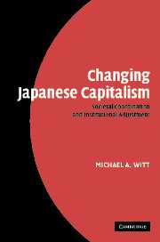 Changing Japanese Capitalism