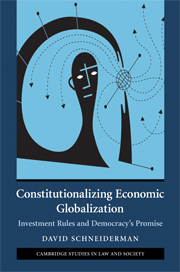 Constitutionalizing economic globalization investment rules and ...