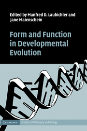Form and Function in Developmental Evolution