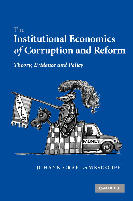 The Institutional Economics Of Corruption And Reform