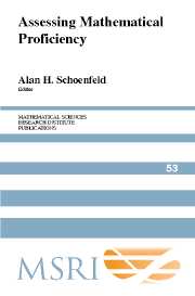 Assessing Mathematical Proficiency