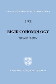 Rigid Cohomology